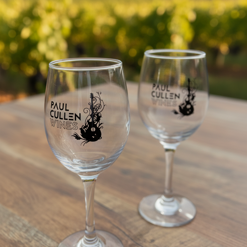 PAUL'S ROCKIN WINE GLASSES - 2 Pack