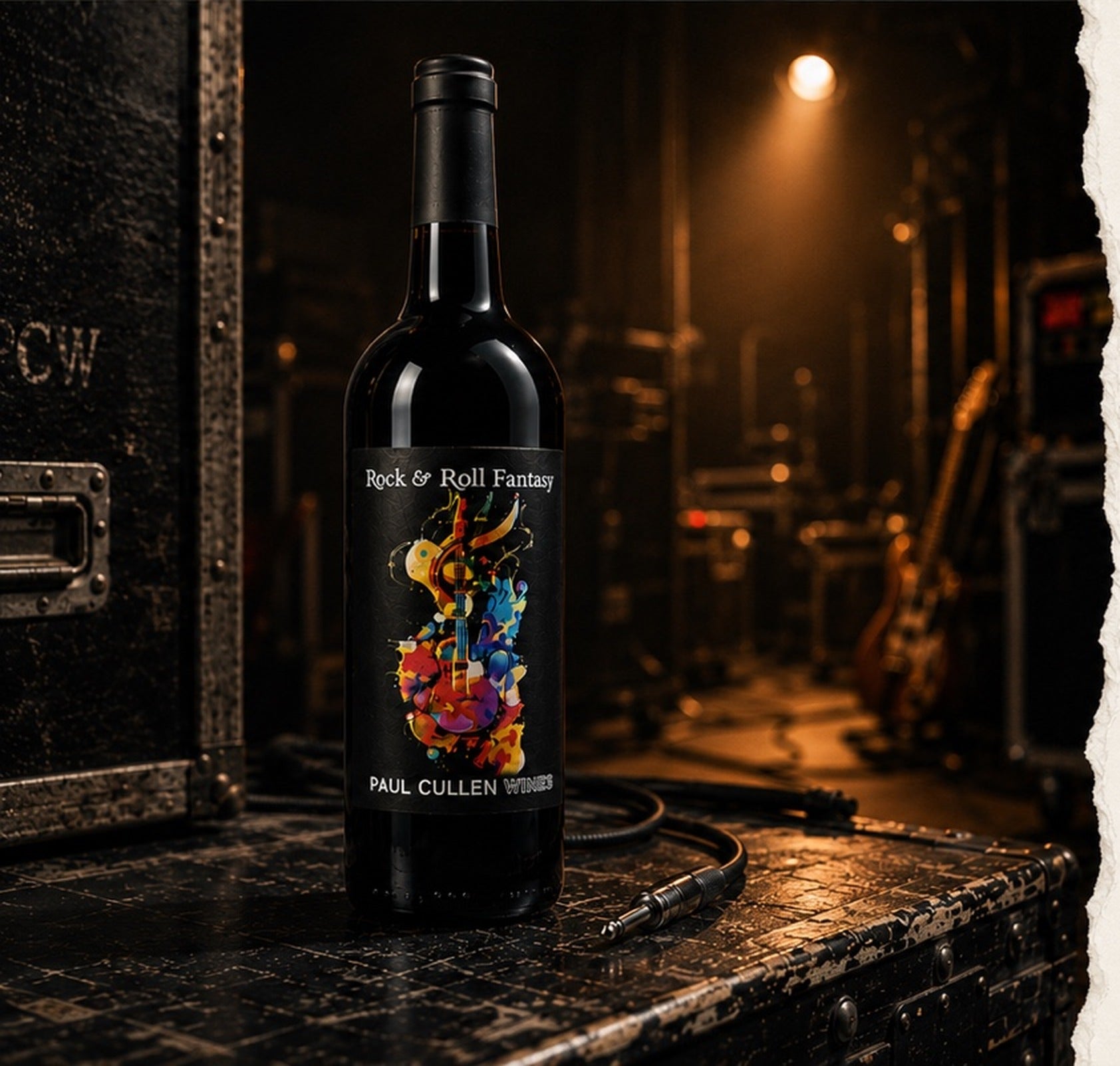Rock & Roll Fantasy bottle backstage